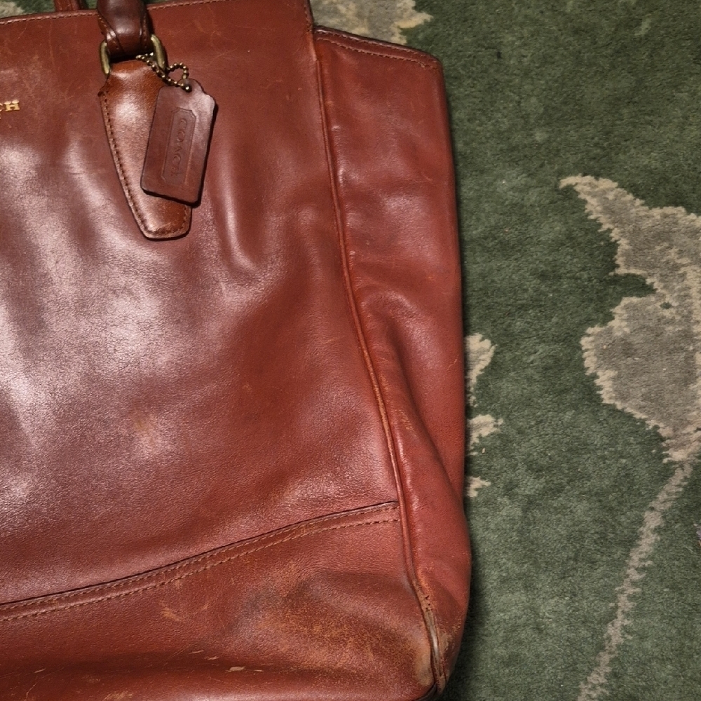 Coach Rich Brown Leather Shoulder Bag - Picture 4 of 15